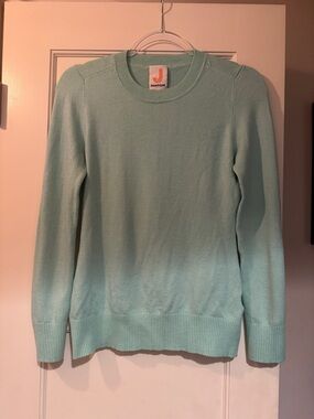 JoosTricot Mint Crewneck Sweater - Classic Lightweight Knit with Stretch
